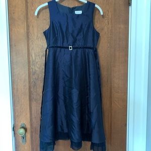 Girls navy dress